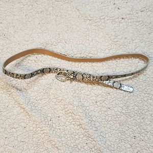 5 for 10$ brand new snake print skinny belt